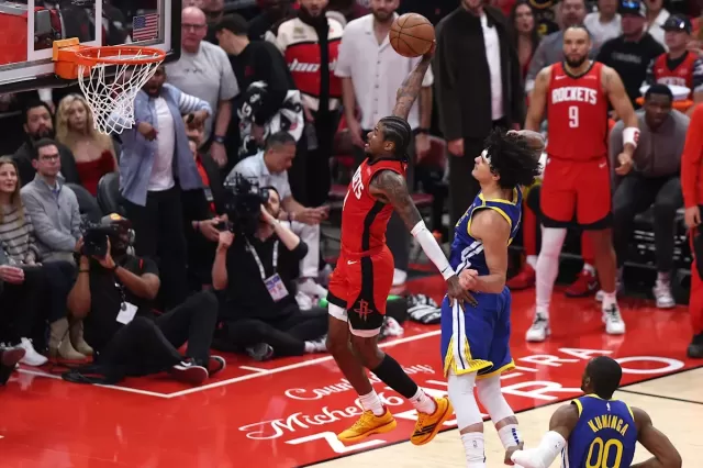 Jalen Green Erupts as Rockets Even Series with Warriors in Fiery Game 2